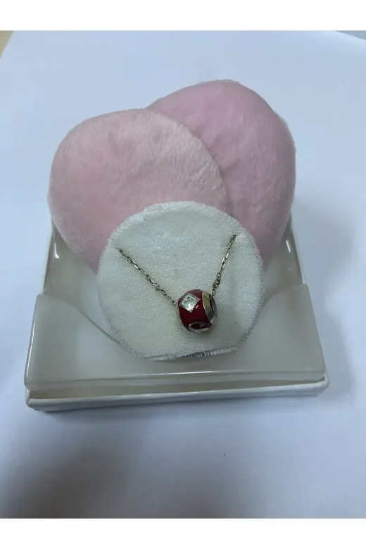 Kalp Pembe Kolye Kutusu