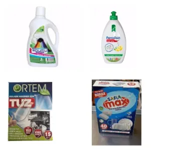 [Kampanya] Spumy Çamaşır Deterjanı Jeli 2 lt + Safia Max Bulaşık Makinesi Tableti (40'lı Paket) + Feradisin Bulaşık Makinesi Parlatıcısı 500 Ml + Ortem Bulaşık Makinesi Tuzu 1.5 Kg