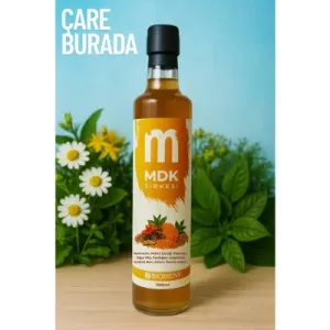 Kantaron & Hatmi Çiçeği Sirkesi 500 ml (Oğul Otu, Polen, Kudret Narı)