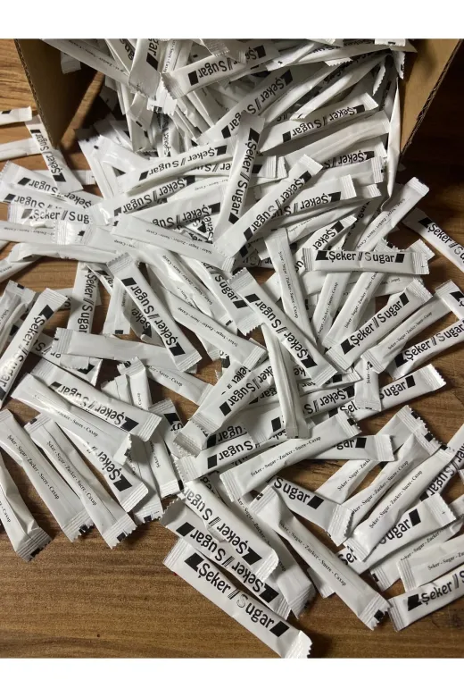 Kapital plastik stick seker ikramlık Stick Şeker 1000 Adet