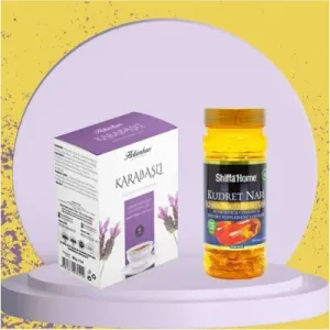 Karabaşlı Karışık Bitki Çayı 40'lı ve Kudret Narı Soft Jel 100 Kapsül