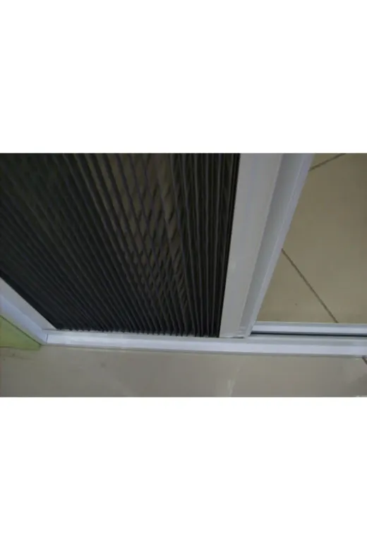 KARABEYOĞULLARI 022155643987231 Beyaz Plise Sineklik Akordiyon Sürgülü Pileli Sineklik Kapı Ve Pencere