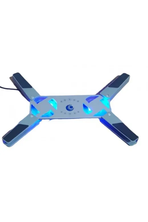Karabulut Ticaret mn-01 Metal Mini Notebok Soğutucu Led Işıklı Gri