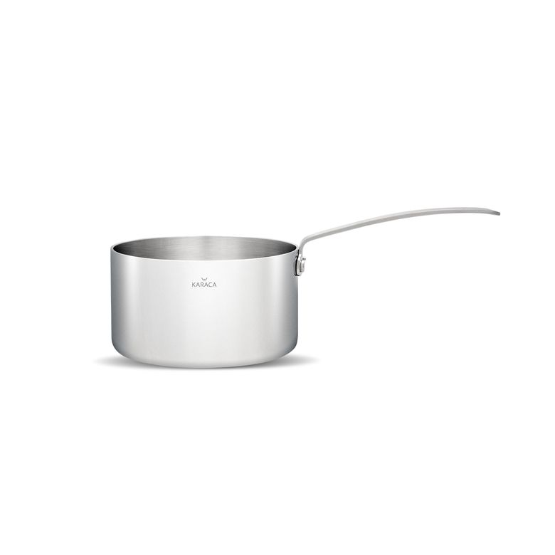 Karaca 000001000017531002 Powersteel 3Ply 316+ İndüksiyon Tabanlı Çelik Petekli Mini Sütlük/sosluk 10 Cm