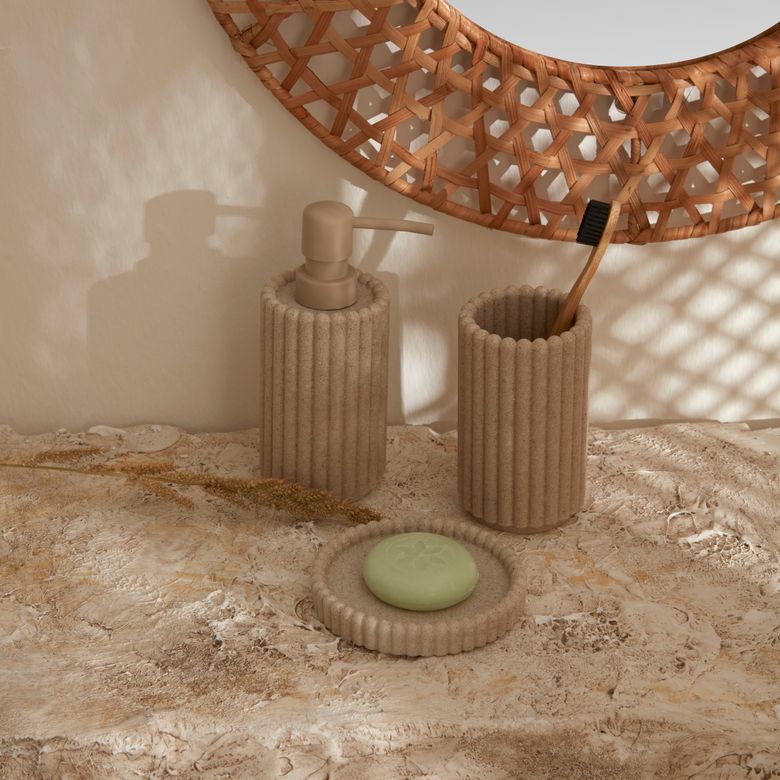 Karaca 6TJGHJG Tiara 3'lü Banyo Aksesuar Seti
