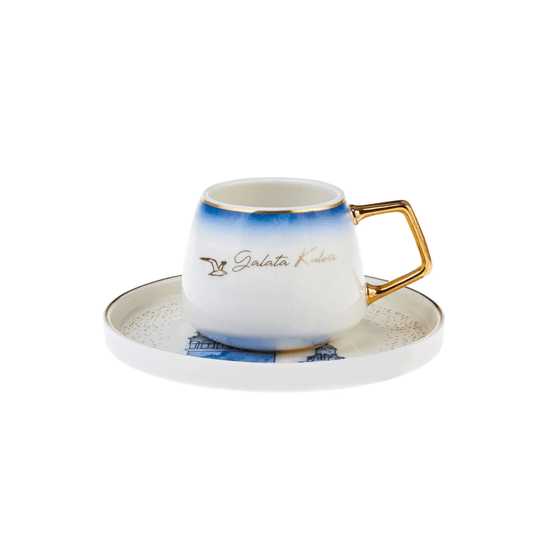 Karaca DSJKKFJHDJ X İst Collection Istanbul 6 Kişilik Kahve Fincanı Takımı 100 Ml