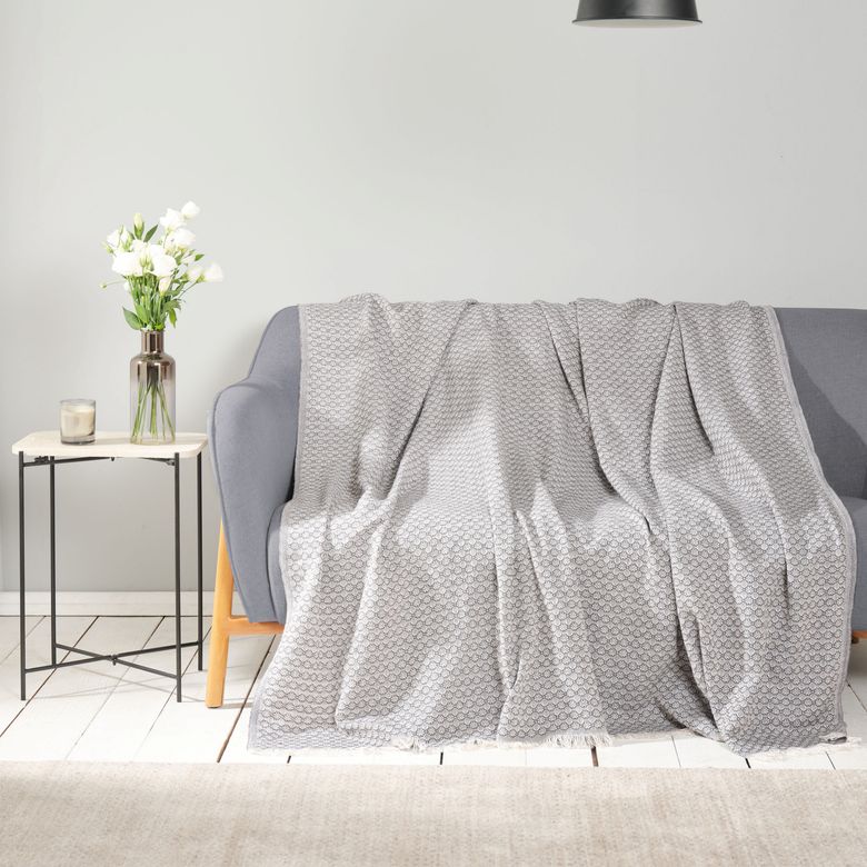 Karaca dtgfffjyjh Bety Antrasit Koltuk Örtüsü 170 Cm X 210 Cm
