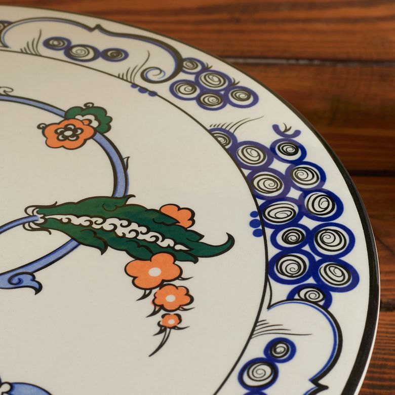Karaca fdhggfjfh X Ömür Akkor İznik Hatai Ayaklı Kek Standı 32 Cm