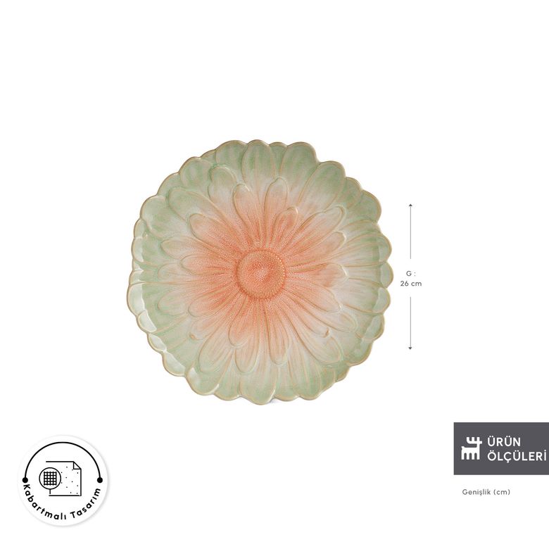 Karaca fnhoofkıojfhn Magnolia Servis Tabağı 26 Cm