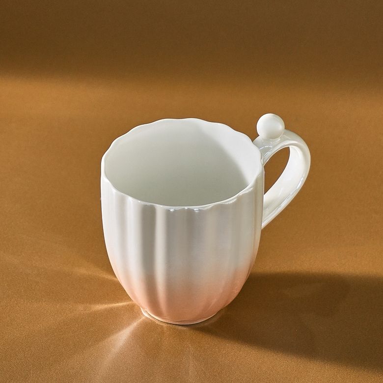 Karaca fyjfyyuuyt Shell Lüsterli Pembe Mug 380 Ml