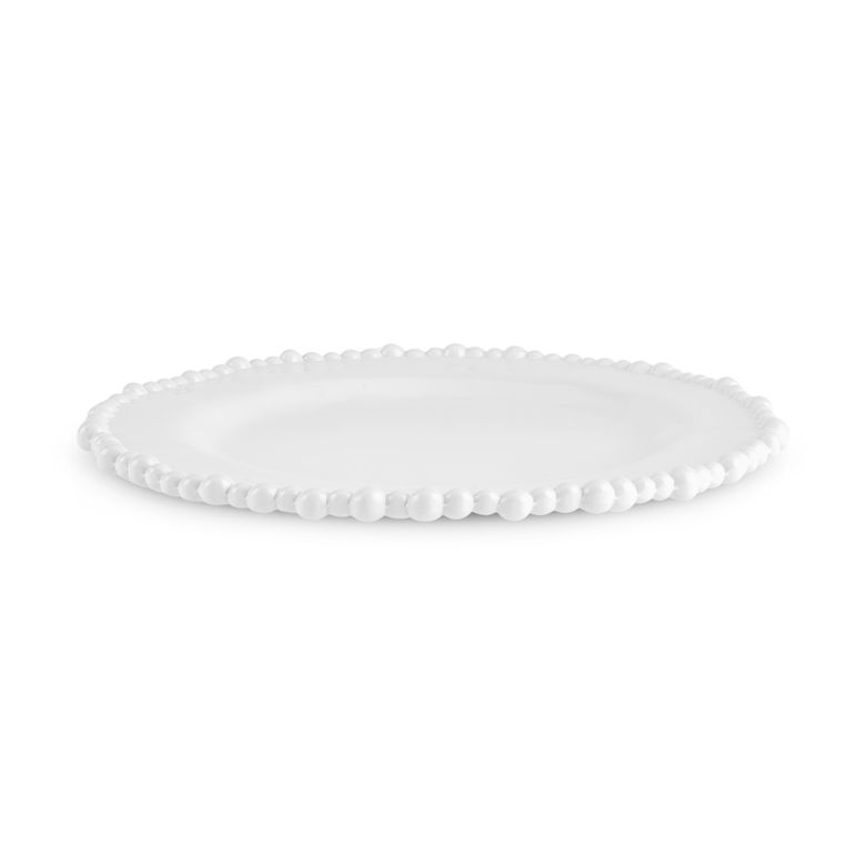 Karaca HJJHRRHT Perla Melamin Pasta Tabağı 23 Cm Beyaz