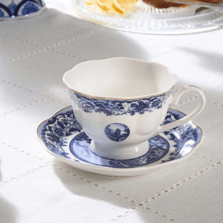 Karaca ıouıtgııudeıjog Blue Odyssey 2 Kişilik Çay Fincanı Takımı 220 Ml