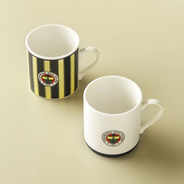 Karaca jhfjhjfjhg X Fenerbahçe Lisanslı 2 Kişilik Çay Fincan Takımı 230 Ml