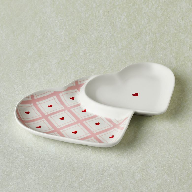 Karaca juhujtfyf Heart To Heart Sunumluk Çizgili 26 Cm