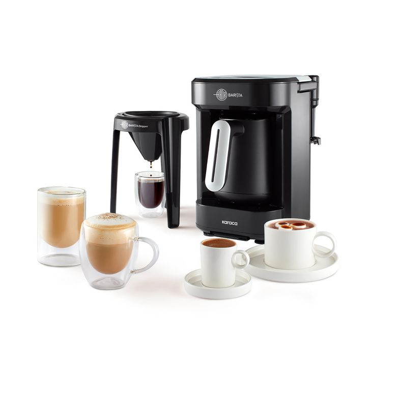 Karaca KIJOFGOKJHGKJO Hatır Barista Latte Ve Türk Kahve Makinesi Pearl White