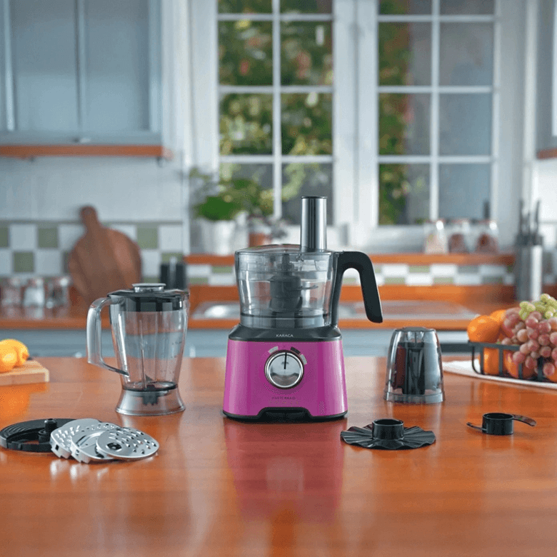 Karaca qrw7jjkfjke Mastermaid Power Multifunctional 10 In 1 Fushia Love Gıda Hazırlama Seti 2000W