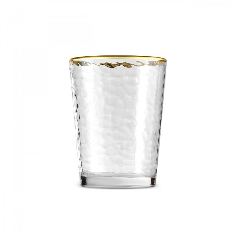 Karaca rufyyyftydjry Akroma Transparent Su Bardağı 435 Ml Gold