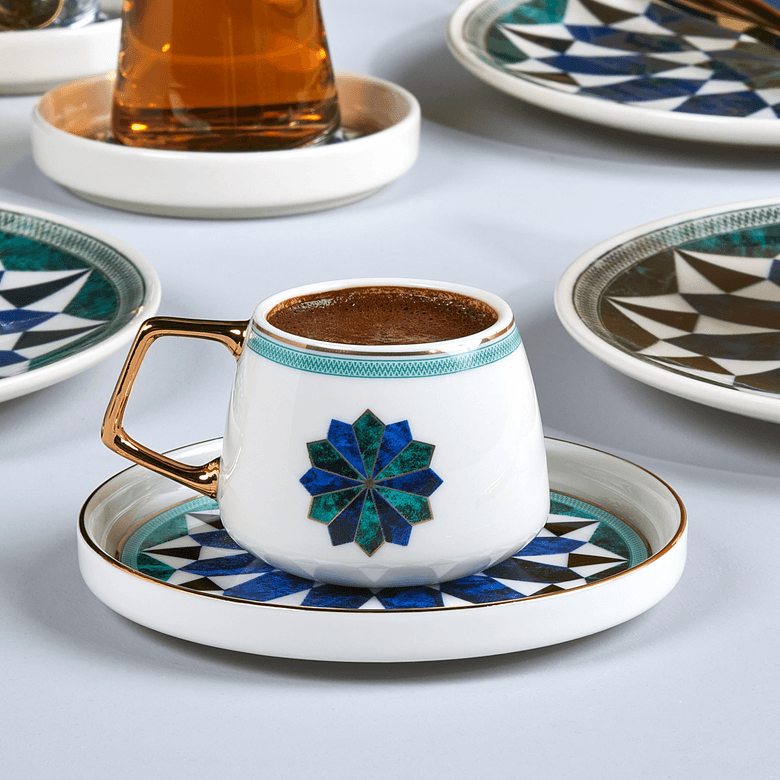 Karaca sfhdrttgeyyr Roman 2 Kişilik Kahve Fincan Takımı 90 Ml