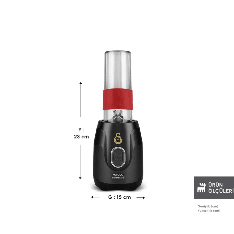 Karaca trıujhuıj X Galatasaray Lisanslı Blendfit Go Personal Kişisel Smoothie Blender