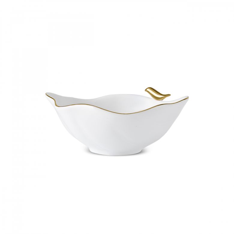 Karaca werghjhjhete X Müge Anlı Gold Kuşlu Kase 15,5 Cm