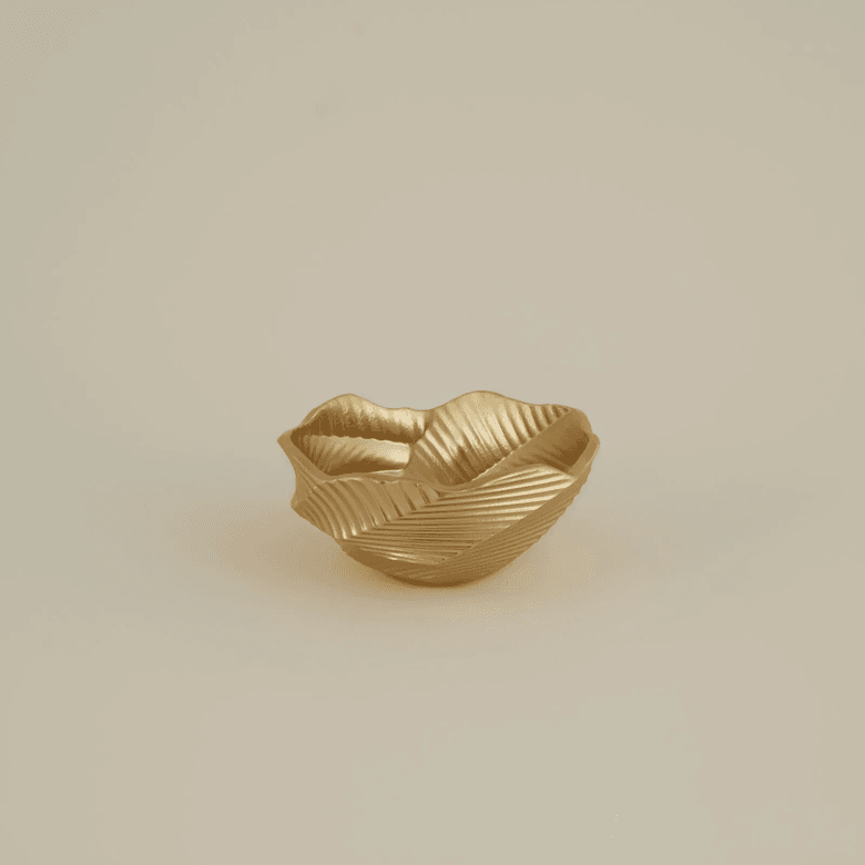 Karaca yhgkıytıtyıı Lana Dekoratif Orta Kase Gold 14,3 X14,8 X 6,5 Cm