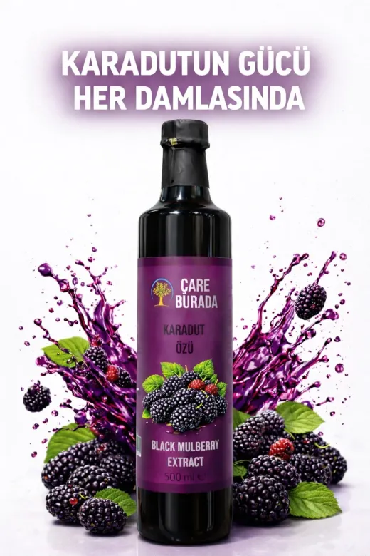 Karadut Özü Doğal Soğuk Sıkım 500 Ml