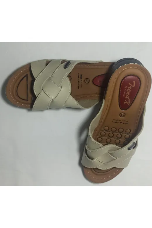 Karahanlı Butik BYNTRLKBYGRKM Önü Açık Terlik