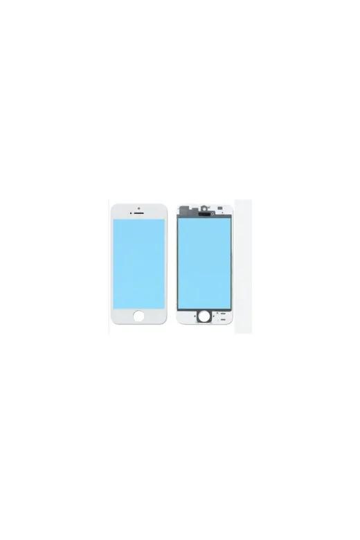 Karahanlı Butik CPTLFEKRNAPP-IP5SB-1 Iphone 5S Dokunmatik Ekran Camı Çıtalı - Beyaz Renk