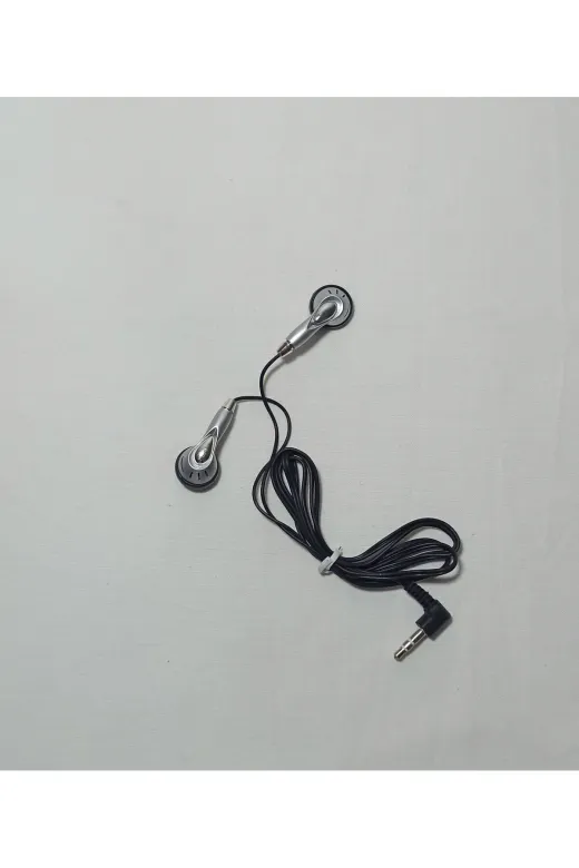 Karahanlı Butik KUKLKKBLMRKSZ-AUX-3 Mikrofonsuz Aux Jacklı Siyah Kulaklık 1 Metre