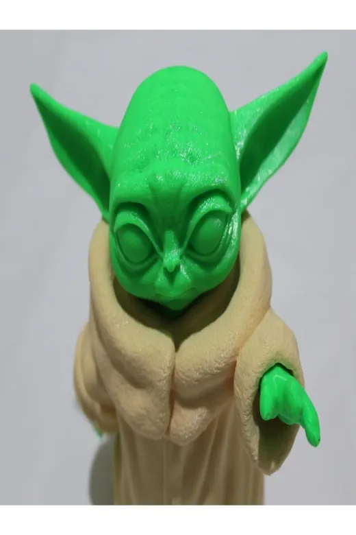 KARAHİSAR KULUÇKA KRH3DBAYOOYFİ3 3D Baby Yoda Oyuncak Figürü