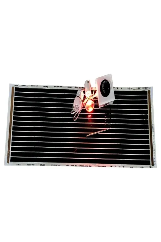 KARAHİSAR KULUÇKA KRHKFK25X80297 25X80 Çift Duylu Analog Termostatlı Karışık Renkli Isı Ampüllü Full Set Karbon Film Isıtıcı