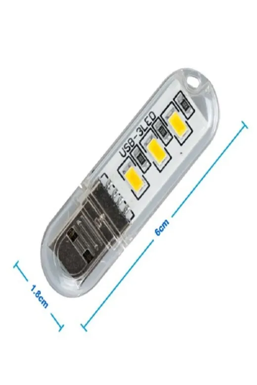 KARAHİSAR KULUÇKA KRHTMFULILGL03 Taşınabilir Mini Flash Usb Led Işık Lamba Gece Lambası
