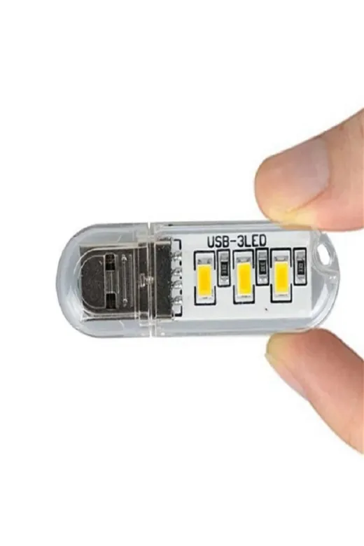 KARAHİSAR KULUÇKA KRHTMFULILGL03 Taşınabilir Mini Flash Usb Led Işık Lamba Gece Lambası