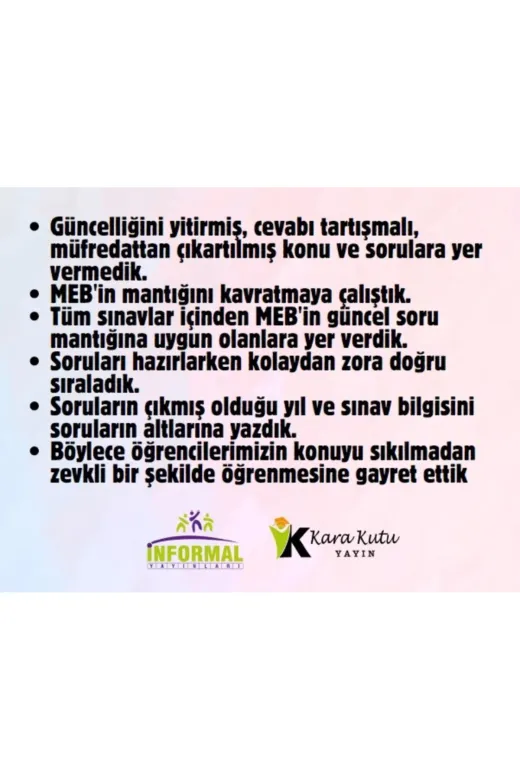 Karakutu Yayınları 5.SINIFTEKKITAP4046 2026 5.sınıf Tüm Dersler Tek Kitap Yeni Sistem İokbs Bursluluk Tamamı Çözümlü Çıkmış Soru Bankası