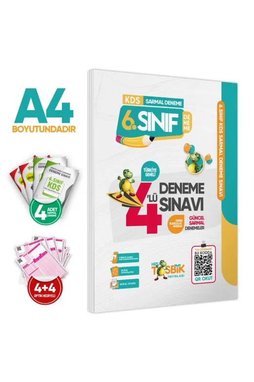 Karakutu Yayınları 6SINIFpaketDNM4045 2026 6.sınıf Yeni Sistem Iokbs Bursluluk Tıpkı Basım Ve Sarmal Deneme Seti Türkiye Geneli D. Çözümlü