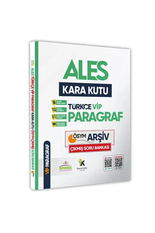 Karakutu Yayınları ALESSOZSET4046 Ales Kara Kutu Türkçe 4Lü Set Konu Özeti Çözümlü Ösym Arşiv Çıkmış Soru Bankası