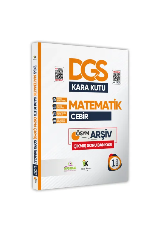 Karakutu Yayınları DGSMAT2LİSET4048 Dgs Matematiğin Kara Kutusu 1.ve 2.cilt Konu Özetli D.çözümlü Ösym Soru Bankası Set Paket