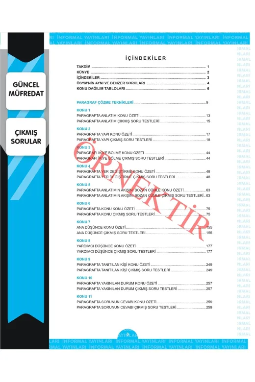Karakutu Yayınları KPSSPRGRF1knkn4050 2026 Kpss Türkçenin Kara Kutusu Paragraf 1 Konu Konu Ösym Çıkmış Soru Bankası Konu Özetli Çözümlü