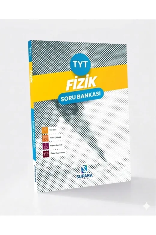 Karakutu Yayınları KPSSTumDersTek4048 Yks-Tyt Fizik Supara Yayınları Ösym Tarzı Sorulara Hazırlık Soru Bankası 963 Soru