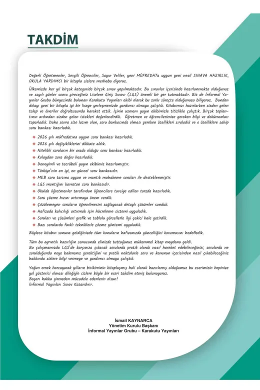 Karakutu Yayınları LGSSon7FenBil 2026 Lgs 8.sınıf Fen Bilimleri Karakutu Meb Çıkmış Soru Modülü Dijital Çözüm Konu Konu Son 8 Yıl
