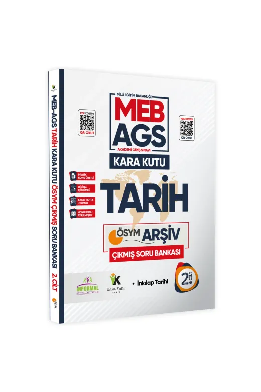 Karakutu Yayınları MEB-AGSTARIH2KD Meb Ags Tarihin Kara Kutusu 2.cilt En Kapsamlı Ösym Çıkmış Soru Bankası Konu Özetli Dijital Çözümlü