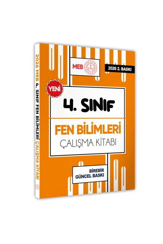 Karakutu Yayınları Meb4sınıfFenBilimleriÇALIŞKİTABI 2026 Meb Ödm İlkokul 4.sınıf Fen Bilimleri Çalışma Kitabı Alıştırmalı Soru Bankası Baski Ücreti