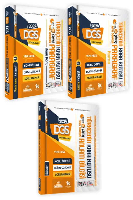 Karakutu Yayınları TYCKE7N94N169969515017312 2024 Dgs Türkçenin Kara Kutusu Dijital Çözümlü Konu Özetli Ösym Çıkmış Soru Bankası Altın Set Paket