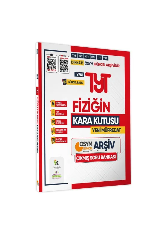 Karakutu Yayınları TYTFIZIK4050 2025 Yks-Tyt Fiziğin Kara Kutusu Ösym Soru Havuzu Bankası Konu Özetli Dijital Çözümlü