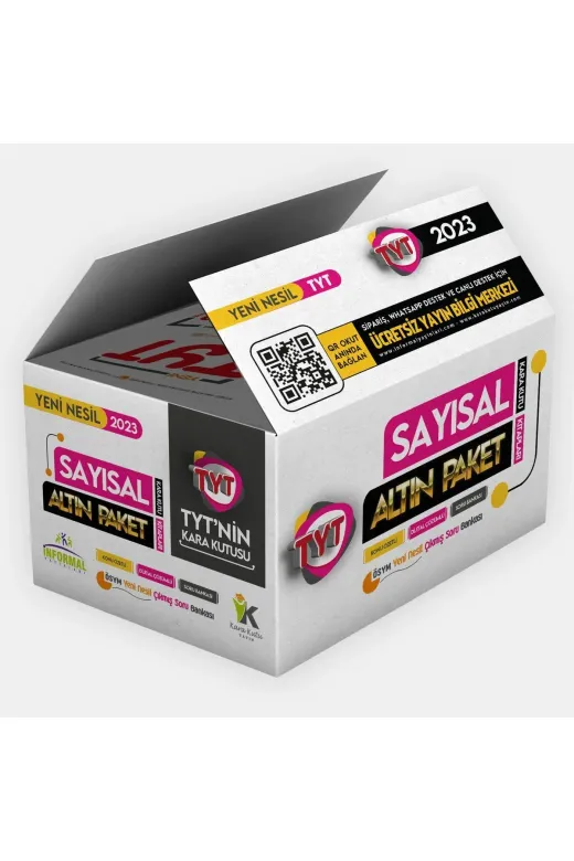 Karakutu Yayınları TYTSAYALTINSET4046 Tytnin Kara Kutusu Sayısal Altın Set Paket Konu Özetli Dijital Çözümlü Ösym Çıkmış Soru Bankası