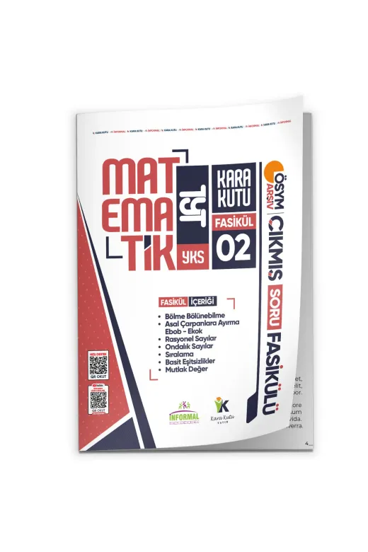 Karakutu Yayınları TYTsayıBSMK-2fskl 2026 Tyt Matematik Kara Kutu 2.fasikül Ösym Çıkmış Soru Bölme Bölünebilme Mutlak Değer Modüler Set