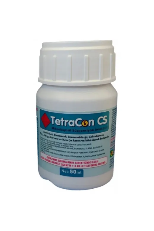 karde tarım 50 CS Tetracon Cs Akrep, Pire, Kene, Hamamböceği, Tahtakurusu Genel Haşare İlacı 50 Ml