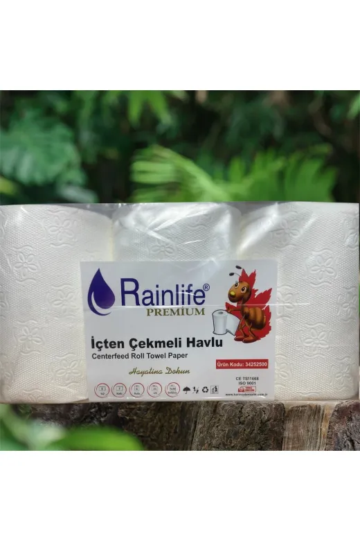 KARINCA RAİNLİFE stlmskslamanakalamnakalamnaklaman İçten Çekme Kağıt Havlu Rainlife 2,5 Dev Rulo Kalın Ve Yumuşak Dokulu Havlu Kağıt