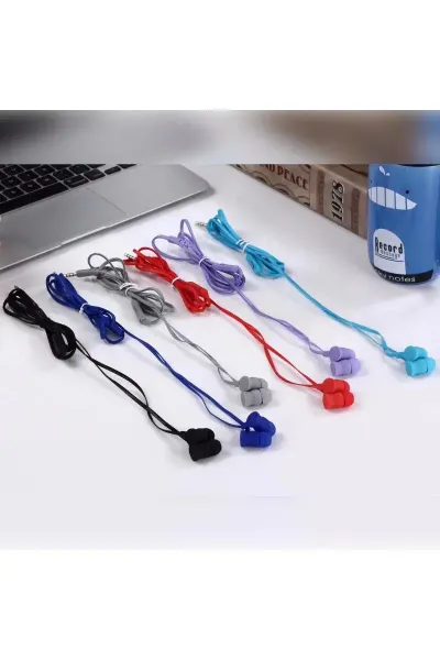 Karler Bass KR-207 Mıknatıslı Kablolu Kulaklık - Mavi