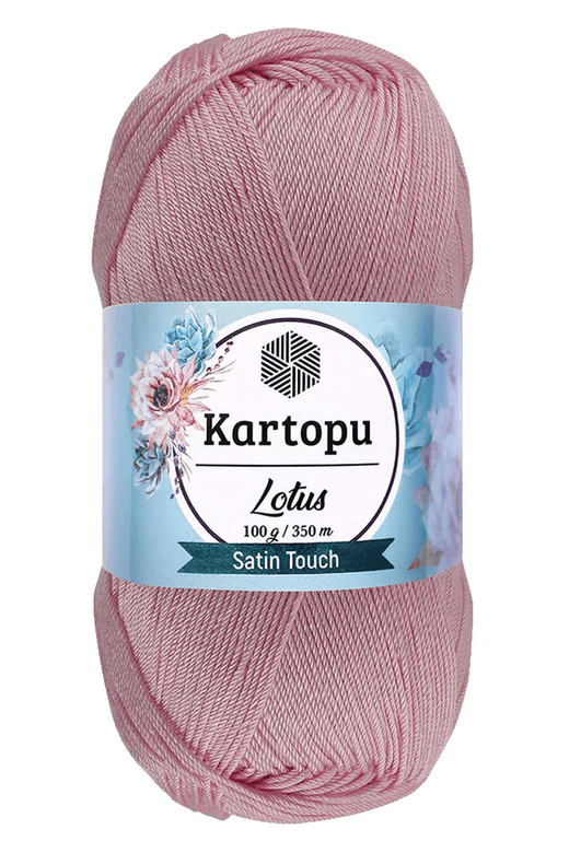 Kartopu RT-97QWRH3LYI 1 Adet Lotus Bikini Büstiyer Bluz Örgü İpi  K768 Açık Pembe